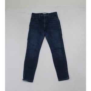 Madewell Women Blue Jeans 10" High Rise Skinny Size 28S